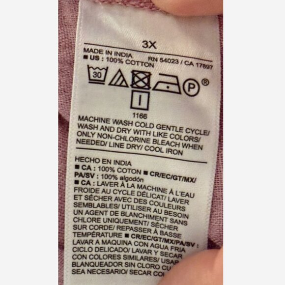 Old Navy Women’s 3X Lavender Crinkle Gauze Split-Neck Mini Swing Dress NWT - Picture 7 of 8